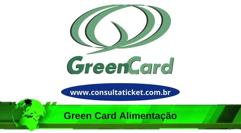 Cartão Green Card Alimentação
